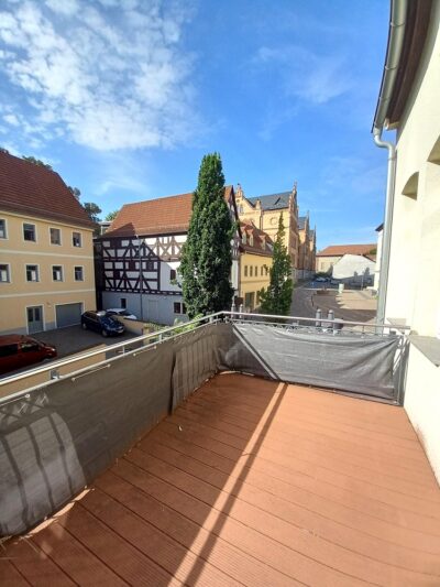 3-Raumwohnung direkt am Markt in Pößneck - Balkon (225147)